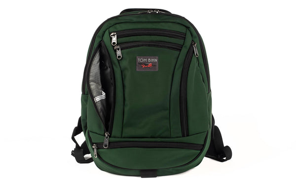 The Synapse 19 in Wilderness (forest green) 525 Ballistic with Mountain Grey (grey with light grey grid) 210 Cerylon interior.